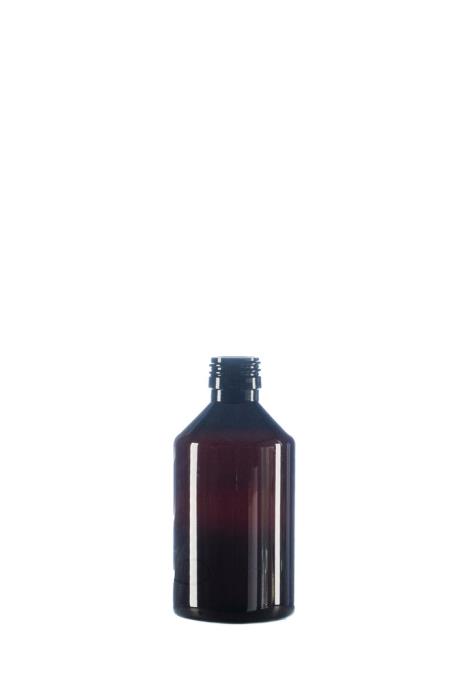 250ml Amber PET Pharma Veral, 28mm ROPP Neck
